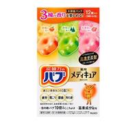 Kao - Bub Medicure Bath Salt Tablet Set Citrus x Forest x Floral Fruity 12 pcs