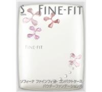 Kao Sofina FINE FIT Compact Case for Powder Foundation (2-tier type) Foundation (Other) When setting the inner dish, insert it diagonally into the fro