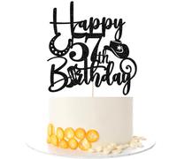 Kaoenla Cowboy Cake Topper-cowboy theme Happy 17th Birthday Decor,17th Birthday/Anniversary Party Decorations (57th)