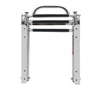 KAOLALI 3 Step Stainless Steel Boat Ladder Pontoon Boat Ladder 3 Step Folding Ladder For Marine Under Platform Telescoping Extendable Boat Ladder Swim Ladders Capacity For Yacht Marine Swimming Pool