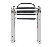 KAOLALI 4 Step Boat Ladder Stainless Steel Ladder Under Platform Telescoping Extendable Boat Ladder For Marine Ladder 4 Step Folding Boarding Swim Ladders Capacity For Marine Yacht Swimming Pool