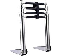 KAOLALI Telescopic Marine Boat Ladder, Stainless Steel 2 3 4 Step Folding Boarding Ladder for Boat Yacht Ship (4 Step)