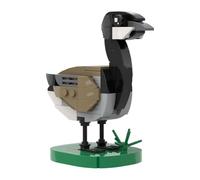 Kaoliscious Goose Animal Building Blocks MOC Bird Bricks Kit for Adults to Build with Base, Modular Animal Blocks Home and Office Desk Décor, Valentine's Day Gifts - 146 Pieces