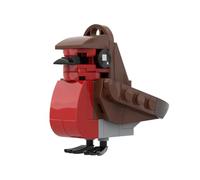 Kaoliscious Robin Animal Building Blocks MOC Bird Bricks Kit for Adults to Build, Modular Animal Blocks Home and Office Desk Décor, Valentine's Day Gifts - 41 Pieces