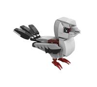 Kaoliscious Savanna Raptor Bird Animal Building Blocks MOC Bird Bricks Kit for Adults to Build, Modular Animal Blocks Home and Office Desk Décor, Valentine's Day Gifts - 136 Pieces