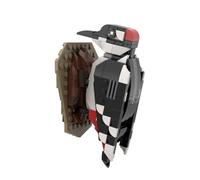 Kaoliscious Spotted Woodpecker Animal Building Blocks MOC Bird Bricks Kit for Adults to Build with Base, Modular Animal Blocks Home and Office Desk Décor, Valentine's Day Gifts - 211 Pieces