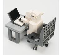 Kaoliscious Working Horse Man Animal Building Blocks MOC Horse Bricks Kit for Adults to Build, Modular Animal Blocks Home and Office Desk Décor, Valentine's Day Gifts - 180 Pieces