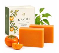 Kaori Persimmon Soap For Old People Smell, Gentle Cleansing Body, Moisturizing Mature Skin, Handmade Natural Soaps, Eliminates The Stubborn Aging Odor That Regular Soap Can't Remove (2pcs)