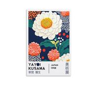KAOTRPZH Yayoi Kusama Floral Poster 1 Wall Art Picture Print Modern Family Room Decor 08 x 12 Inch (20 x 30 cm)