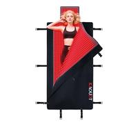 Kaoudt 2025 Medical-Grade TPU Red Light Therapy Mat for Full Body Pain Relief, FSA&HSA Eligible 73"x33" Dual Wavelength Infrared Red Light Blanket with 2570 LEDs for Home Use