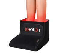 Kaoudt 2026 Red Light Therapy for Feet, Near Infrared Light Therapy Boots, 3D Ergonomic Design for Ankle Heel Sole Plantar Joint Muscle Pain Relief, 3 Modes & Timer, Fits Up to UK Size 12