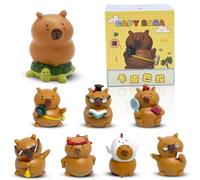 KAOVCXR Capybara Figure Blind Box Capybara Characters Figures Collectible French fries Series Articulated Character Design Gifts for Capybara Fan-Favorite Blind Box Gifts,1PCS, Single Box Style G