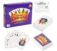 KAOVCXR Family Card Game Crowns Poker Board Game Essential Card Games for Young Adults Cards Games Can Entertain 1 to 7 Players, Bring More Joy to Family and Friends (Paper Box)