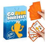 KAOVCXR Go Fish Card Game,The Adult Go F* Yourself Card Game 48 Cards for 2+ Players Night Party Games of Life Classic Interactive Funny Gifts for Friends