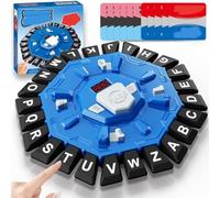 KAOVCXR Thinking Word Game, Word Game Fun Toy, Quick Think Letter Board Family Game Toy, Crazy Alphabet Game With 36 Cards, Letter Press Game, Family Party Board Game For 2-8 Players-Green