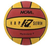 KAP K7 SEVEN KAP7 Size 5 HydroGrip Water Polo Ball (NCAA and NFHS Official), Yellow/Red