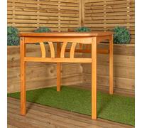 Kapalua 4 Seater Rectangular Outdoor Wooden Slatted Top Dining Table
