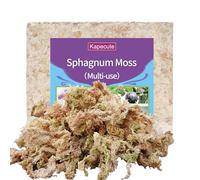 Kapecute Sphagnum Moss 34QT Perfect for Plant Propagation, Great Orchid Potting Mix, Help with Maintain Humidity, 10oz