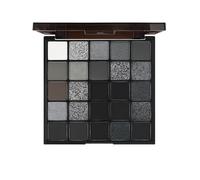 K'APEINE 25 Color Black Eyeshadow Palette, Smoke Eyeshadow Palette Silver Smokey Eye Shadow Matte Velvet & Metallic Shimmer Cool Smoky Dark Shades for Goth Makeup No Fading, Long Lasting Waterproof
