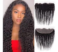 Kapelli Hair Lace Front Closure 13x4 Ear to Ear HD Lace Front Wave Deep Wave Brazilian Hair Extensions Bleached Front Knots Pre Flaked with Baby Hair