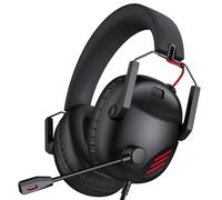 KAPEYDESI CM7007 Gaming Headset for Xbox Series X|S, Xbox, PS5, PS4, PC, Switch, Gaming Headphones with Noise Canceling Microphone, Folding Design, 50MM Dynamic Drivers, 3.5MM Audio Jack, Black Red