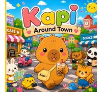 Kapi Around Town: A Cute Kawaii Coloring Book That Kids Love!