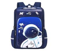 KAPIDA 3D Unicorn Water-Resistant School Bag Cute Cartoon Backpack For Kids Double Shoulder Bag For Kids 6-12 Years Old, Blue, Standard, Modern
