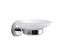 Kapitan Bathroom Toilet Soap Dish/Holder, Self Adhesive OR Screws Mounting, Stainless Steel 18/10, Polished Finish, Made in EU, 20 Years Warranty