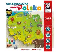 Kapitan Nauka Gra Edukacyjna - Polska Gra Planszowa Polska