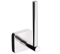 Kapitan Quattro Vertical Toilet Roll Holder - Square Style Single Spare Toilet Paper Storage, 3M Self Adhesive Wall Mounted, Stainless Steel AISI...