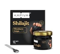Kapiva 100% Pure and Natural Himalayan Shilajit Resin for Men - 40g - Contains Lab Report Inside