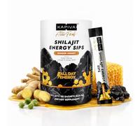 Kapiva Himalayan Shilajit Honey Sticks | Pure Himalayan Shilajit & Honey | Ginger Flavor | Natural Energy & Vitality Support | Travel-Friendly Sachets | For Men & Women | 30 Sticks
