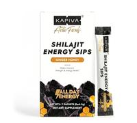 Kapiva Himalayan Shilajit Honey Sticks | Pure Himalayan Shilajit & Raw Honey | Ginger Flavor | Natural Energy & Vitality Support | Travel-Friendly Sachets | For Men & Women | 7 Sticks