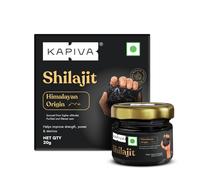 Kapiva Himalayan Shilajit Resin 20g - Performance Booster, Fulvic Acid Rich, Natural Energy, Himalayan-Sourced