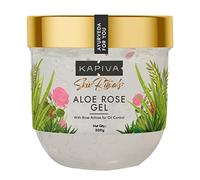 Kapiva Skin Rituals Aloe Rose Gel 200 gms | Clinically Tested Rose Actives | For Oil Control & Hydration | Reduces Oil Production by 91%