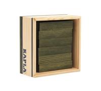Kapla - 40 Wooden Planks - Olive Green