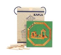 KAPLA - Chest - 280 Wooden Planks and an art booklet - For kids - 4+ years