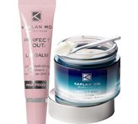KAPLAN MD Perfect Pout Lip Mask & Lip Balm Duo - SPF 30 Hydrating Treatment with Hyaluronic Acid - Boosts Collagen Synthesis for Dry, Ageing Skin - Pink Peony - Mask (10g) + Balm (5g)