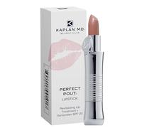 KAPLAN MD Perfect Pout SPF Lipstick - Anti-Ageing Nude Lipstick with SPF 30, Hyaluronic Acid & Maxi-Lip Peptides - Moisturising Colour for Dry Lips - Non-Sticky Cruelty-Free Formula - SANTA MONICA