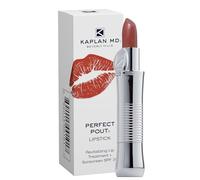 KAPLAN MD Perfect Pout SPF Lipstick - Anti-Ageing Pink Lipstick with SPF 30, Hyaluronic Acid & Maxi-Lip Peptides - Moisturising Colour for Dry Lips - Non-Sticky Cruelty-Free Formula - BEVERLY
