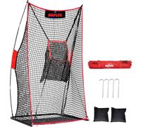 Kapler Football Kicking Net - 7x4 ft Field Goal Training with Steel Frame & Target Zone Attachment for Backyard Kids Adults Punting Place Kicks Practice
