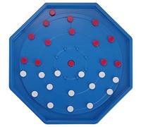 Kapmore 19’’ Plastic Crokinole Board Game - Classic Canadian Fun for 2-4 Players with 28 Red & White Discs, 8W0410XWLC170572