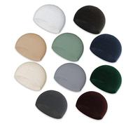 Kapobia Kufi Hats for Men, Muslim Clothes for Men,%100 Breathable Skull Beanie, Crochet Cap, Handicraft Taqiyah, Cufi, Kufe, Mixed Colors, One size