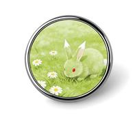 Kapok Light Green Badges Pin, Personalized Exquisite Round Badge, 1 Inch Button Pins for Women And Men, Decorative Metal Round Brooch for Clothing, Backpacks, And Hats