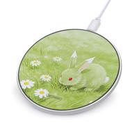 Kapok Light Green Round Fast Wireless Charging Pad