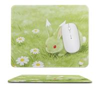 Kapok Light Green Stitched Edge Mouse Pad