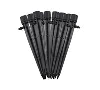 Kapokr Gardena Micro Drip 360 Degree Irrigation System Garden 8 Holes Adjustable Drip Irrigation Micro Drip System 4/7 mm Pipe for Garden and Flower Beds Pack of 50