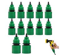 Kapokr Pack of 12 Plastic Hose Connectors 4/7 and 8/11 Irrigation Hose Adapter for Garden Irrigation System, Garden Hose Accessories, Drip Irrigation Hose