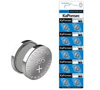 KaPonsec SR927SW LR926 LR57 AG7 395 1.5V Silver Oxide Watch Batteries Pack of 10