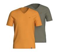 Kaporal Men's Gift T-Shirt, Mango/Khaki, S